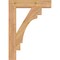 Ekena Millwork Merced Block Smooth Bracket, Western Red Cedar, 3 1/2"W x 20"D x 28"H BKT04X20X28MRC05SWR - alternate 2